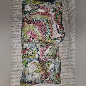 Pottery Barn Mackenzie Floral  Watercolor Duvet Set Organic Cotton King, 3 Shams